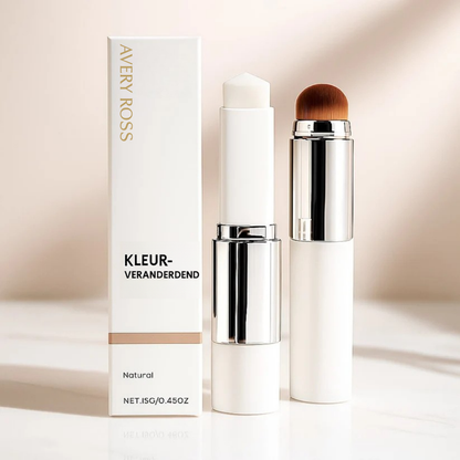 2 in 1 foundation met geïntegreerde kwast