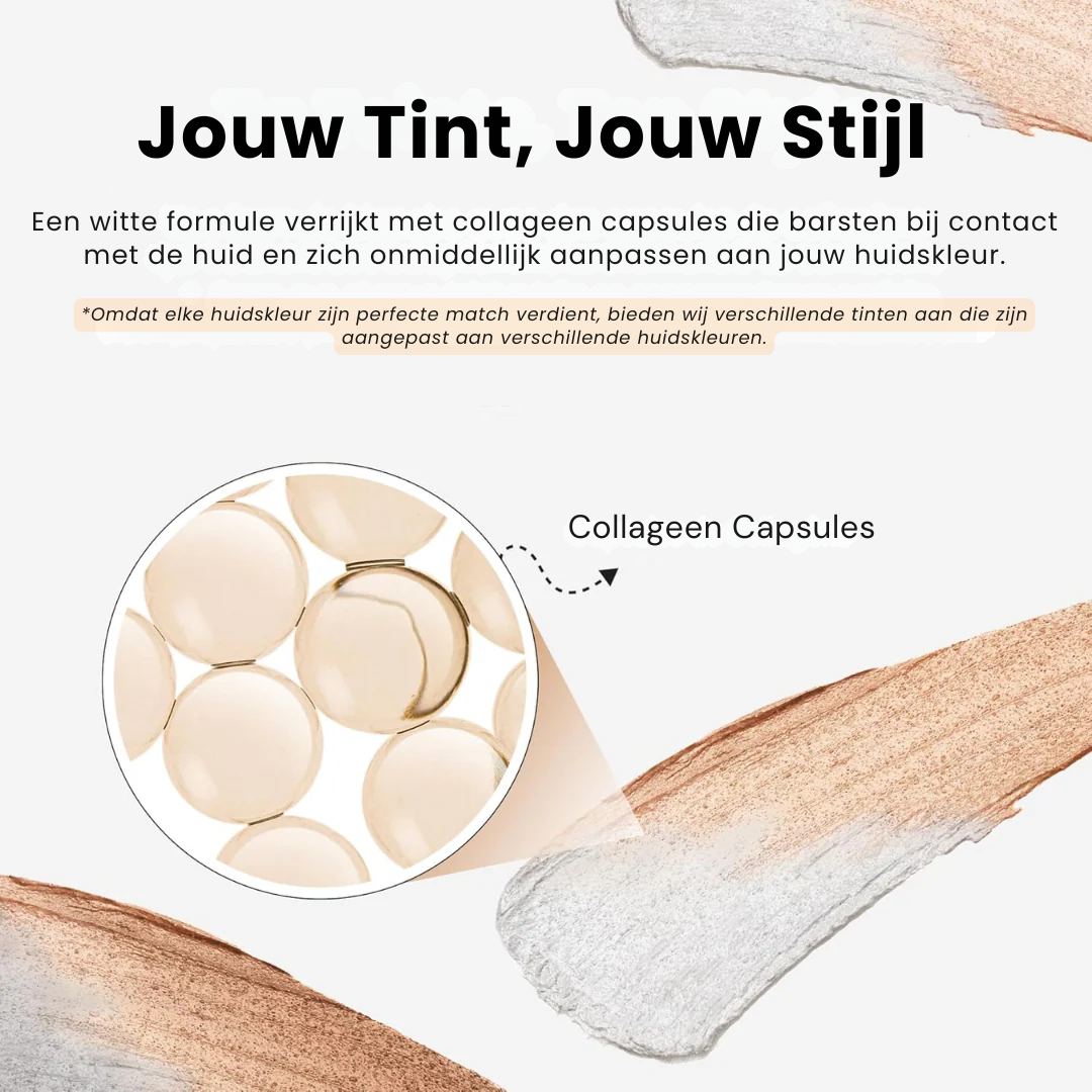 2 in 1 foundation met geïntegreerde kwast