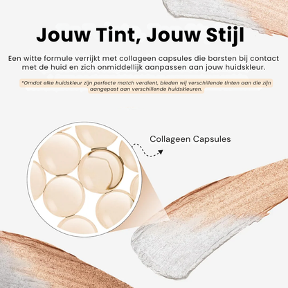 2 in 1 foundation met geïntegreerde kwast