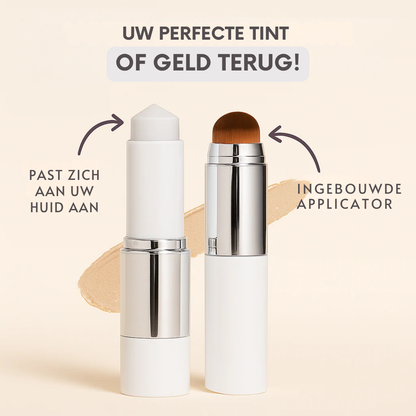 2 in 1 foundation met geïntegreerde kwast