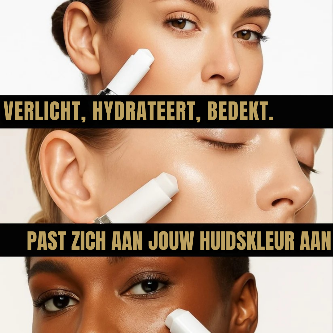 2 in 1 foundation met geïntegreerde kwast